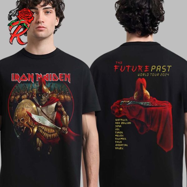 Iron-Maiden-The-Future-Past-Tour-2024-Alexander-The-Great-With-Countries-Tour-Runs-List-Two-Sides-Unisex-T-Shirt-600x600